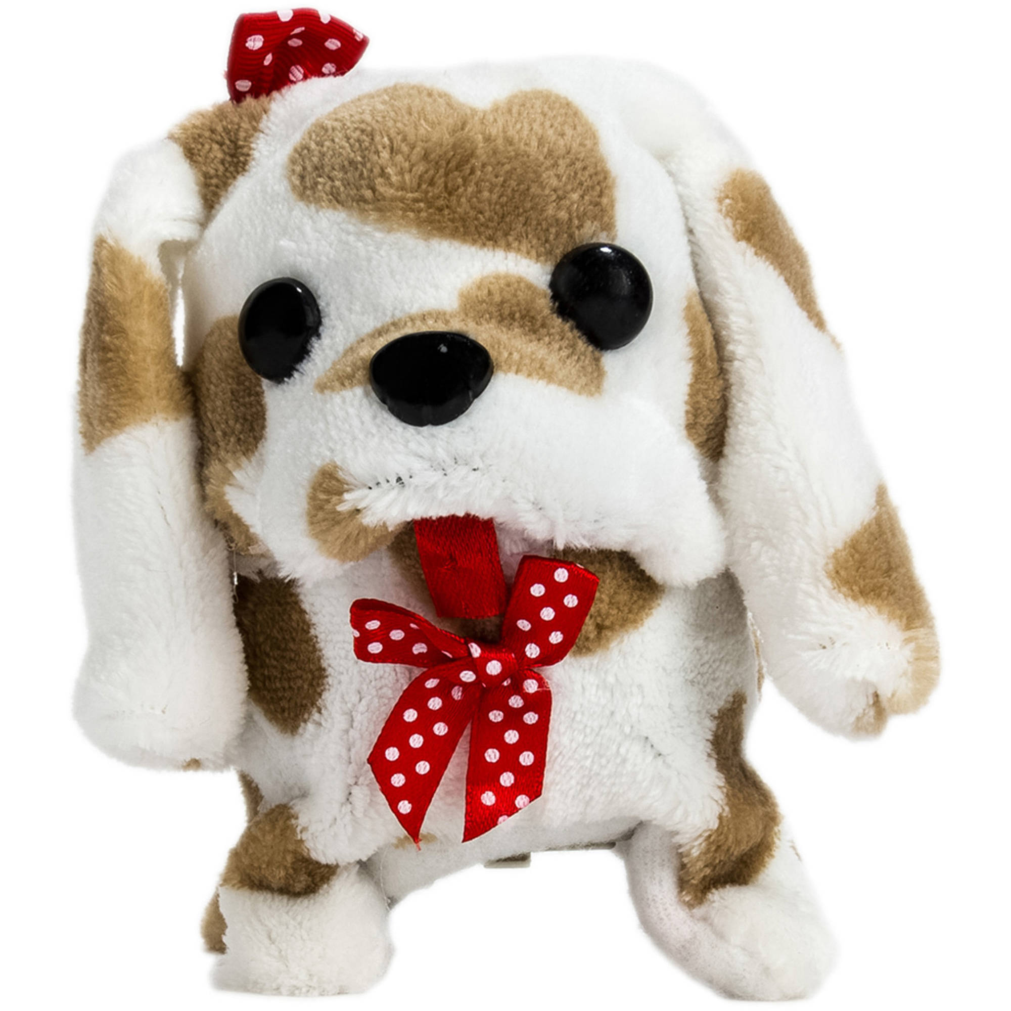 BLUEBLOCK Classic Design Electronic Walking and Barking Puppy Plush Toy