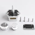 thumbnail image 1 of FENGGUIQU 1Pack Durable Zinc Alloy Button Lock for RV Cupboard Door Storage Security, 1 of 8