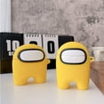 thumbnail image 2 of Among Us Airpods Pro Case Protective Cover,Fully Protected Shockproof Cute Case Cover with Keychain Clip Carabiner and Neck Running Strap,Compatible with Apple AirPods Pro/3 (Amon Yellow), 2 of 4