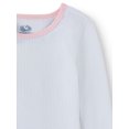 thumbnail image 2 of Fruit of the Loom Toddler Girls Thermal, 2 Pack Core Mini Waffle Super Soft Tops, 2 of 2