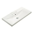 thumbnail image 2 of American Imaginations 31.73-in. W 3H4-in. Ceramic Top Set In White Color - Overflow Drain Incl. AI-30905, 2 of 8