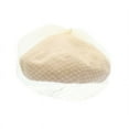 thumbnail image 1 of Bonnet d'Hiver en Laine pour Femmes Style Voile Filet Élégant, 1 of 3