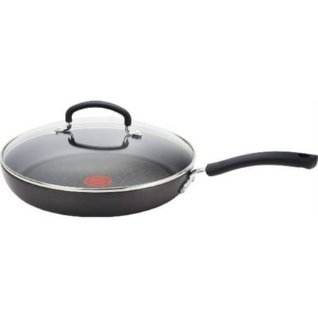 T-Fal Ultimate Hard Anodized 12" Covered Saute Pan - Dark Gray