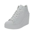 thumbnail image 1 of Steve Madden Womens Brix Athletic and Training Shoes White 8.5 Medium (B,M), 1 of 5