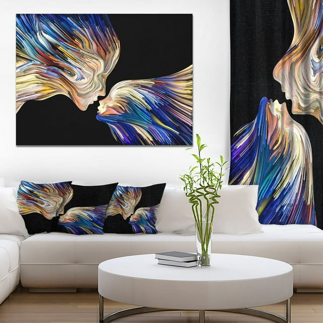 Design Art Metaphorical Mind Painting Canvas Print