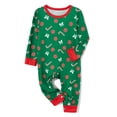 thumbnail image 3 of EWODOS Family Christmas Pjs Matching Set Holiday Sleepwear Long Sleeve Reindeer Plaid Loungewear, 3 of 7