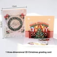thumbnail image 2 of Tarjetas emergentes de felices fiestas: felicitaciones navideñas en 3D hechas a mano, notas de Feliz Navidad, regalos para amigos y familiares, 2 of 5