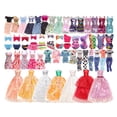 thumbnail image 3 of 52PCS Vestido Muñeca Vestido Novia Vestido Falda Corta Ropa Pantalones Traje Baño Tacones Altos Accesorios 195g (la Entrega Real Es 49 Piezas), 3 of 8