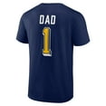 thumbnail image 3 of Men's Navy Cal Bears Father's Day #1 Dad T-Shirt, 3 of 3