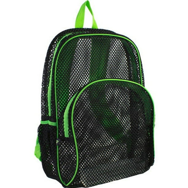 Mesh Backpack with Contrast Trim