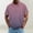 Gray, variant on Dolkfu Collared T Shirts for Man Short Sleeve Brown Gradient Tops Patchwork Fashion Casual Polos Mens Graphic T-Shirts