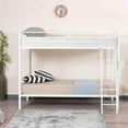 thumbnail image 2 of Better Home Products Twin over Twin Metal Bunk Bed in White, 2 of 8