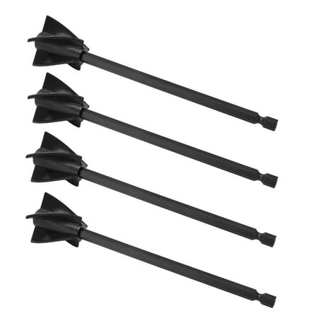 

Paint Mixer Drill Attachment 4Pcs Uniform Mixing Resin Mixer Paddles Less Air Bubbles For Ceramic Glazes Black Red White Blue Black Red White Blue
