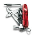 thumbnail image 5 of Victorinox Cyber Tool L Swiss Army Knife 39 Function Swiss Made Pocket Knife With 2 Blades (Large and Small), Multiple Bits (Hex, Torx, Philips) and 2 Saws (Wood and Metal) - Red Transparent, 5 of 6