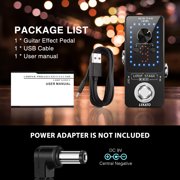 Lekato Loop Station Guitar Looper Effect Pedal