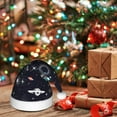 thumbnail image 6 of Salouo Galaxy2 for Adult Christmas Hat Xmas Holiday Hat Santa Hat for Women & Men Festive Headwear Accessories Fit for Christmas/ New Year/Holiday/Party,1PC, 6 of 6