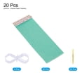 thumbnail image 3 of Uxcell 20Pcs Green Tassel Garland Banner w Rope for Wedding Birthday Party Decoration, 3 of 6