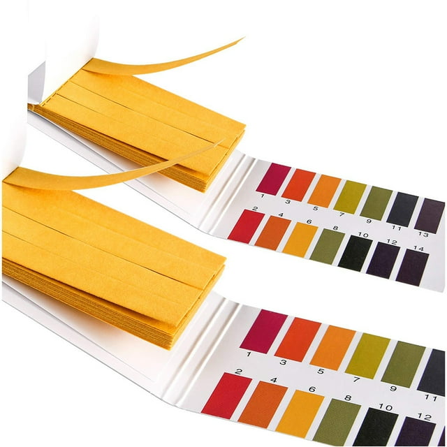 2 paquetes de 160 tiras de prueba de pH, papel de pH, gotero de plástico, papel de prueba de agua para piscina, acuario, suelo