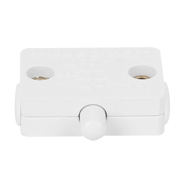 Con 4 Tornillos Interruptor De Luz Blanco De 2 Piezas, Interruptor De Luz Abinet, Para Equipos Eléctricos, Luz De Lámpara De Uso Doméstico