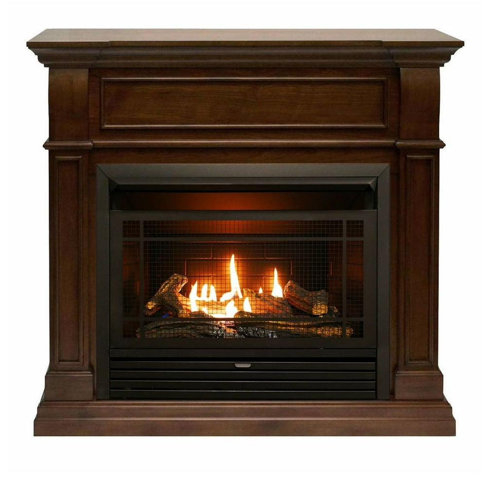Duluth Dual Fuel Ventless Gas Fireplace 26,000 BTU, Remote
