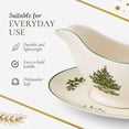 thumbnail image 6 of Spode Christmas Tree Gravy Boat & Stand, Multicolored, 6 of 7
