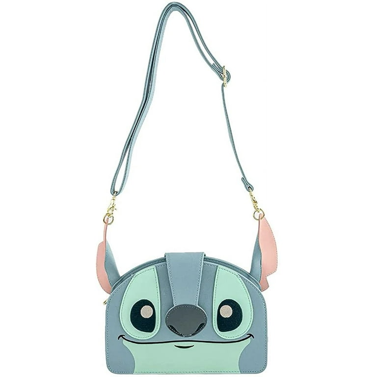 Lilo & Stitch's- Disney Loungefly Stitch Luau Cosplay Crossbody Bag:  Handbags