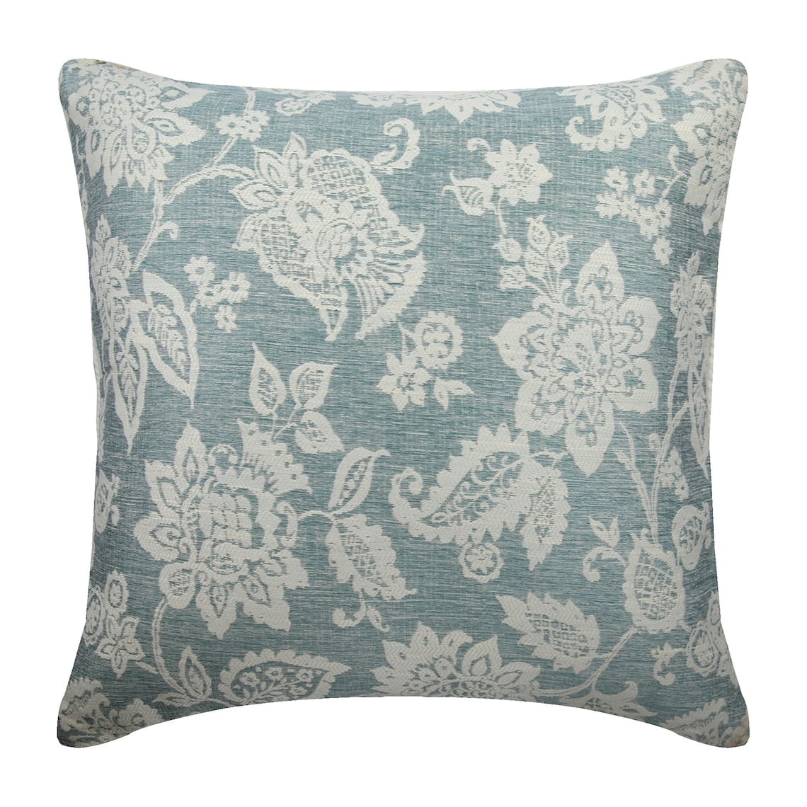 Fodera Per Cuscino Euro 60x60 Cm The HomeCentric - Velluto Grigio Antracite Con Motivo Geometrico - Federa Con Cerniera Nascosta