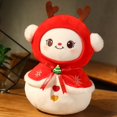 thumbnail image 1 of Muñeco de peluche navideño, muñeco de decoración, muñeco de nieve, 23cm Sailing Electrónica, 1 of 5
