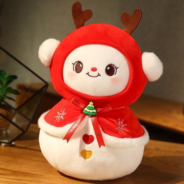 Muñeco de peluche navideño, muñeco de decoración, muñeco de nieve, 23cm Sailing Electrónica