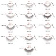 thumbnail image 3 of Unique Bargains 10 Pair False Eyelashes for Makeup Black B-6, 3 of 5