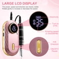 thumbnail image 4 of Portable Electric Nail Drill 35000 RPM, Inbuty Electric Nail File 2600mAh,Forward/Reverse Rotation Nail Drill Machine for Gel Nails,Acrylic,Manicure,Pedicure,Polishing Shape,Nail Drill Kits, 4 of 6