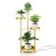 thumbnail image 1 of Soporte de metal para plantas interior exterior 4 puntas 4 soportes para macetas estantes altos de esquina plegables múltiples exhibición sala recámar, 1 of 8