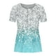 thumbnail image 4 of Fiudx Ofertas Flash Del Día Solo En Línea Blusa con Botones de Color Sólido Plisada con Cuello Redondo Informal a La Moda para Mujer, 4 of 5