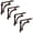 Copper, variant on NACH Farmhouse Industrial Shelf Brackets - Rustic Floating Shelf Bracket - Cast Iron Wall Brackets, Small (White - 4 Pack) (AD-90-064WTS)