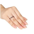 thumbnail image 3 of Black Diamond Criss-Cross Ring in Sterling Silver, 3 of 4