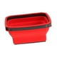 thumbnail image 3 of Organizador de herramientas de silicona de la bandeja plegable para piezas plegables para tornillos pequeños carpinteros Rojo, 3 of 8