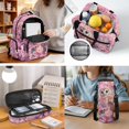 thumbnail image 5 of Jeiento Owl 17 Inch Backpack Set for Students Kids 4-Piece Lunch Bag Pencil Case Water Bottle Holder Pink Cherry Blossom Lightweight Durable Large Capacity for Girls Elementary Middle School, 5 of 7