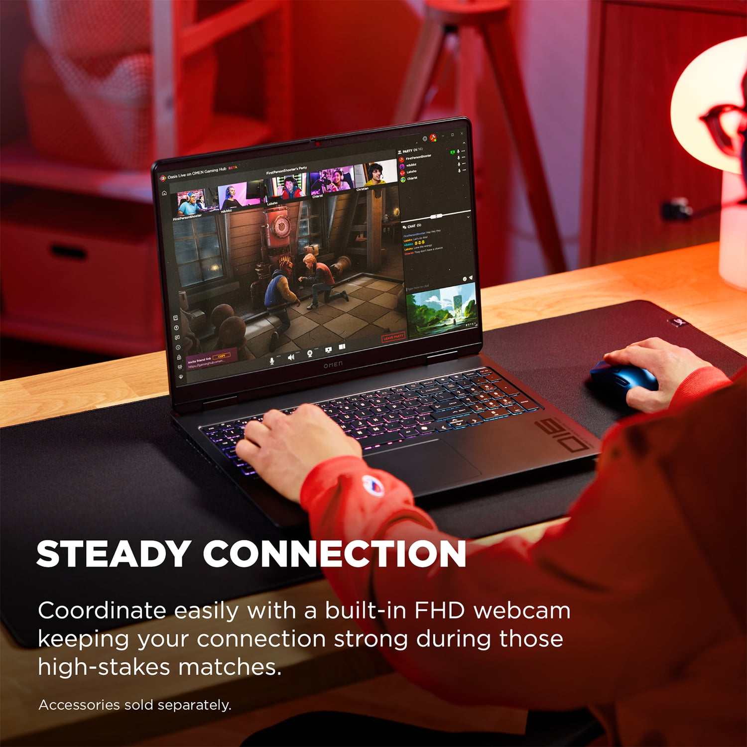 HP OMEN 16 Slim Gaming Laptop, 16" 144Hz 2K Display, Intel Core Ultra 9 285H, NVIDIA GeForce RTX 5070, 64GB DDR5 RAM, 2TB SSD, Wi-Fi 6E, RGB Backlit, Win 11 Pro, w/Mytrix Accessory & Lifetime Office