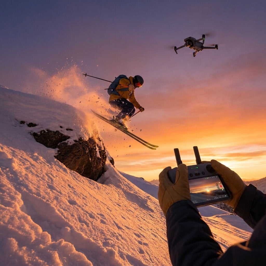 DJI Air 3S Fly More Combo Drone with RC 2 Controller, Dual Camera 4K Video Bundle, 64GB Card, Backpack and Landing Pad