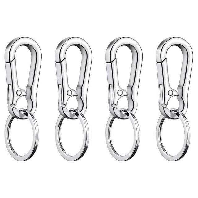 CIMAXIC 4 Sets Practical Key Chain Professional Waist Hanging Key Holder Car Keychain,1.89"X0.91"X0.71"