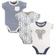 thumbnail image 1 of Touched By Nature Body Unisex De Algodón Orgánico Para Bebé, Elefante, Paquete De 3, 0-3 Meses, 1 of 1
