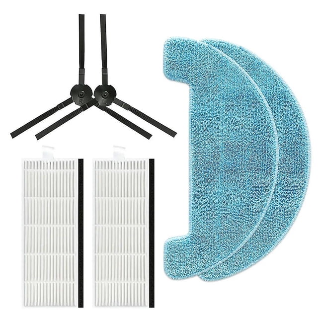 Fit For iLife A4 / A4S / A40 / Polaris PVCR 0926 / 0726W / 0826 / Amibot Spirit H2O Vacuum Cleaner Roller Filter Brush Mop Part~1097