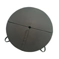 thumbnail image 2 of Estera protectora para baile en barra, redonda con asas, acolchado, cojín anticaída, esterilla protectora para deportes, entrenamiento de baile, gimnasia y Negro, 2 of 8