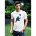 thumbnail image 2 of Night Sky In An Owl Silhouette T-Shirt Men -Image by Shutterstock, Male Medium, 2 of 4