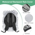 thumbnail image 2 of Funda Impermeable para Mochila Uxcell, Funda para Mochila de 40L-50L, Funda para Mochila con Correa Reflectante [Plateado], 2 of 7