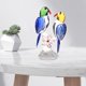 thumbnail image 5 of Estatua de loro de cristal estatuilla de pájaro modelo Animal para la Azul, 5 of 9