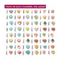 thumbnail image 2 of Kit De Decoración Pasteles Base Giratoria Boquillas 307pcs ROSA BLANCO, 2 of 5