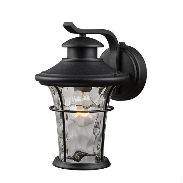 outdoor lighting wall mount lantern with dusk-to-dawn light control of hardware house features ...