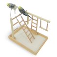 thumbnail image 5 of Columpio para Jaula de Loros YONGSHENG Escalera de Madera Suministros de Pie, 5 of 5