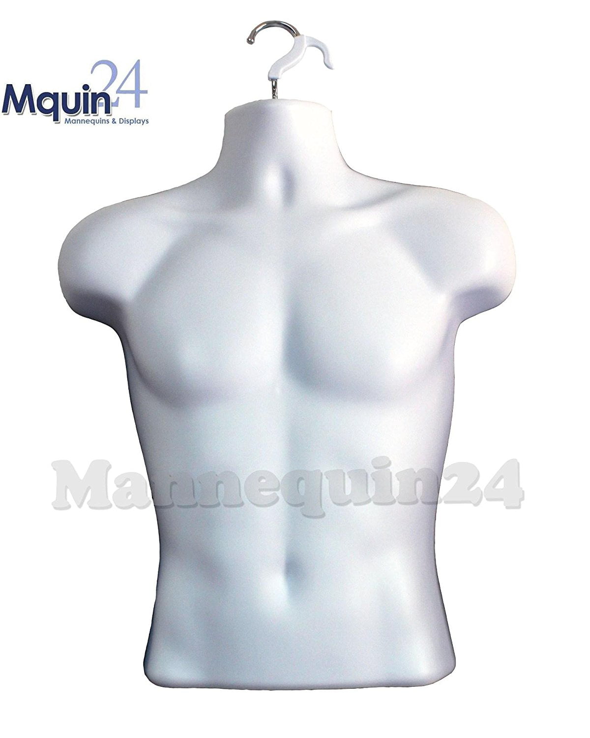 The Competitive Store Female Dress with Metal Base Body Mannequin Form Hips Long White Small/Medium 